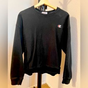 Champion Reverse Weave Oversized Crewneck Sweatshirt, C Logo